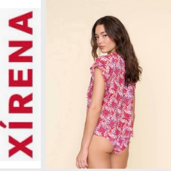 NEW XiRENA winslet top in ruby petal small - Picture 1 of 15